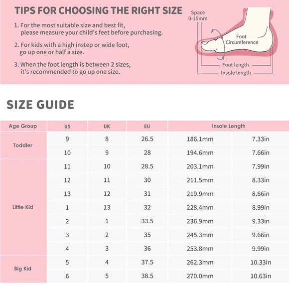 New in box pink snow boots little kids size 10 with faux fur lining - Picture 11 of 16